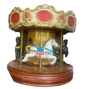 Vintage Carousel Music Box